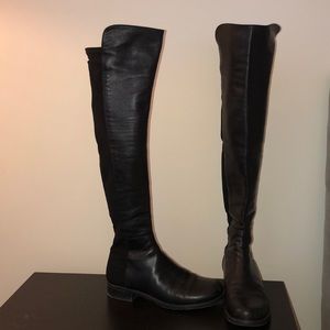 Stuart Weitzman 5050 lambskin leather boots